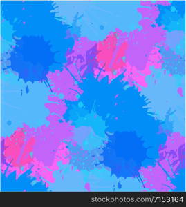 Seamless pattern with colorful splash to your creativity