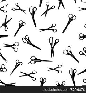 Seamless Pattern with Cutting Scissors. Vector Illustration. EPS10. Seamless Pattern with Cutting Scissors. Vector Illustration.