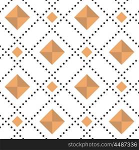 Seamless pattern with diamonds and circles. Casual texture.. Seamless pattern with diamonds and circles. Casual texture. Vector illustration.