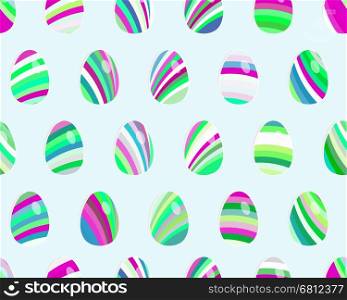 Seamless pattern with easter eggs. + EPS8 vector file
