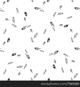 seamless pattern with feathers,vector illustration