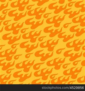 Seamless pattern with fire flames in Chinese style. Seamless pattern with fire flames in Chinese style.