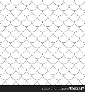 Seamless pattern with fish scales. Simple seamless background in vector.