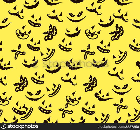 seamless pattern with ghost faces