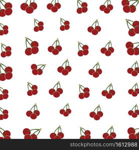 Seamless pattern with Grapes on a white background