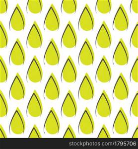 Seamless pattern with green flower for textures, textiles and simple backgrounds. Scalable vector graphics