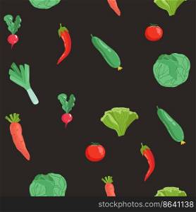 Seamless pattern with hand drawn colorful doodle vegetables. hand drawing style vector set. Vegetables flat icons set  cucumber, carrot, onion, tomato. Seamless pattern with hand drawn colorful doodle vegetables. hand drawing style vector set. Vegetables flat icons set  cucumber, carrot, onion, tomato.