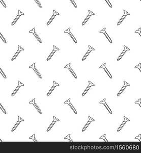 Seamless pattern with hand drawn screws. Texture with bolts in doodle style. Vector illustration on white background. Seamless pattern with hand drawn screws. Texture with bolts in doodle style. Vector