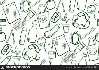 Seamless pattern with hand drawn Zero Was objects. Vector doodle texture for wallpaper, textile, background and your design. Seamless pattern with hand drawn Zero Was objects. Vector doodle texture f