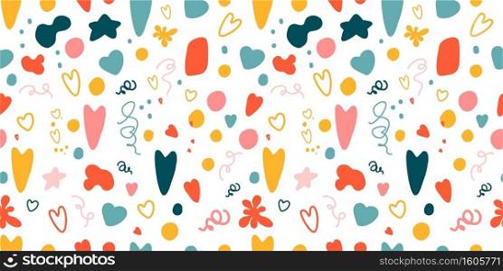 Seamless pattern with hearts. Background for Valentine’s Day. Romantic seamless pattern. Falling in love and romance. Bright colors. Positive mood.. Seamless pattern with hearts. Background for Valentine’s Day. Romantic seamless pattern. Falling in love and romance. Bright colors. Positive mood