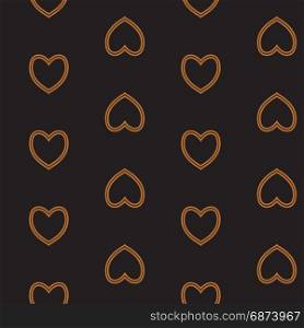 Seamless pattern with hearts. Background of hearts on Valentine Day. Good for textiles, interior design, for book design, website background.. Vector seamless pattern with nice hearts on background.