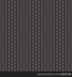 Seamless pattern with interlaced lines in monochrome colors, vector as a fabric texture