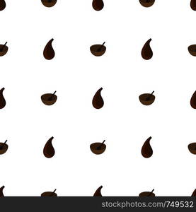 Seamless pattern with leather flask and wooden bowl on white background. Adventure equipment. Cartoon style. Vector illustration for design, web, wrapping paper, fabric, wallpaper.. Seamless pattern with leather flask and wooden bowl on white background. Vector illustration.