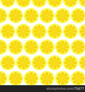 Seamless pattern with lemons. lemon seamless pattern white background - vector illustration. eps 8
