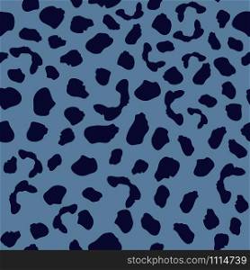 Seamless pattern with leopard skin. Abstract animal fur wallpaper. Wild african cats repeat texture. Design for fabric, textile print, wrapping paper, children textile. Vector illustration. Seamless pattern with leopard skin. Abstract animal fur wallpaper.