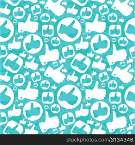 seamless pattern with like signs
