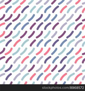 Seamless pattern with multicolored stripes. Design for fabric, textile print, wrapping paper, cover, poster. Vector illustration. Seamless pattern with multicolored stripes.