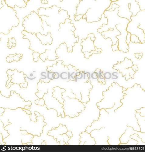 Seamless pattern with old nautical map.. Seamless pattern with old nautical map. Islands, rivers and ocean.