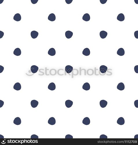 Seamless pattern with polka dot. Cute wallpaper. Simple design for fabric, textile print, wrapping paper, children textile. Vector illustration. Seamless pattern with polka dot. Cute wallpaper.