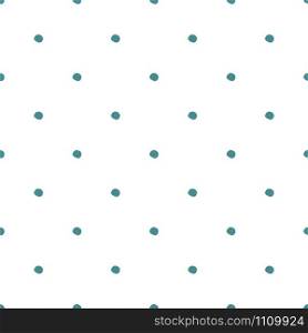 Seamless pattern with polka dot on white background. Cute wallpaper. Simple design for fabric, textile print, wrapping paper, children textile. Vector illustration. Seamless pattern with polka dot on white background. Cute wallpaper.
