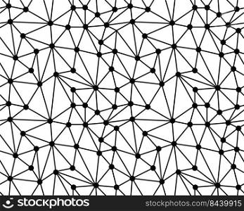 Seamless pattern with polygons and circles background, creative design templates