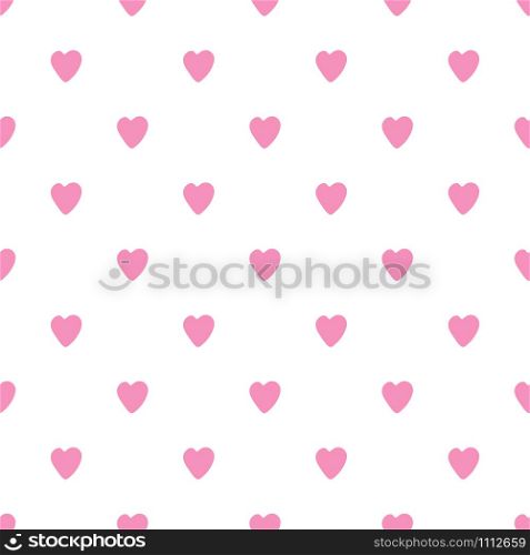 Seamless pattern with red hearts. 14 february wallpaper. Valentines Day backdrop. Wedding template. Design for fabric, textile print, wrapping paper, children textile. Vector illustration. Seamless pattern with red hearts. 14 february wallpaper.