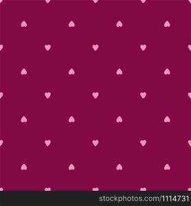 Seamless pattern with red hearts. Valentines Day backdrop. 14 february wallpaper. Design for fabric, textile print, wrapping paper, children textile. Vector illustration. Seamless pattern with red hearts. Valentines Day backdrop. 14 february wallpaper.