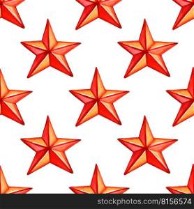 Seamless pattern with red stars. Christmas Holiday Pattern. Vector illustration. pattern with red stars. Christmas Holiday Pattern