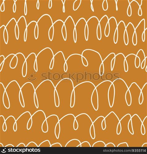 Seamless pattern with repeating abstract print. Endless texture with waves, elements in doodle style. Modern scribble background design with line curves.. Seamless pattern with repeating abstract print. Endless texture with waves, elements in doodle style.