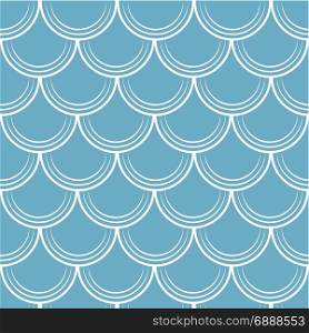 Seamless pattern with scale