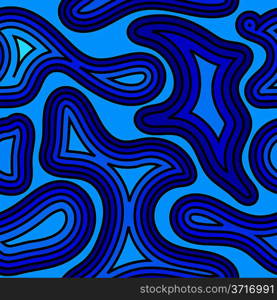 Seamless pattern with sea wave