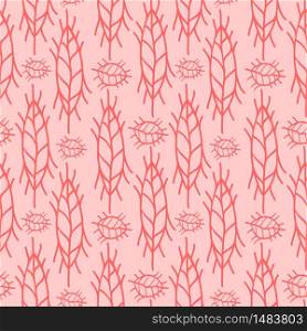 Seamless pattern with simple scandi ornament. Background for childish fabric or wallpaper. Repeating pattern in decorative style. Fashionable design for textile. Seamless pattern with simple scandi ornament. Background for childish fabric or wallpaper. Repeating pattern in decorative style. Fashionable design for textile.