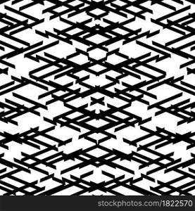 Seamless pattern with speed lines. Abstract Black Diagonal Striped repeating Background. Vector stylish geometrical background for fabric, textile, design, packaging design.