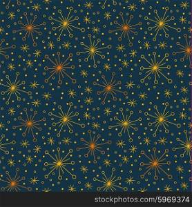 Seamless pattern with stars