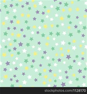 Seamless pattern with stars. Vector illustration