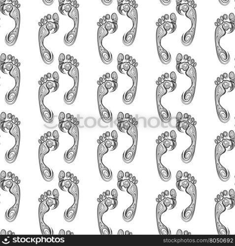 Seamless pattern with steps. Seamless pattern with hand drawn steps vector