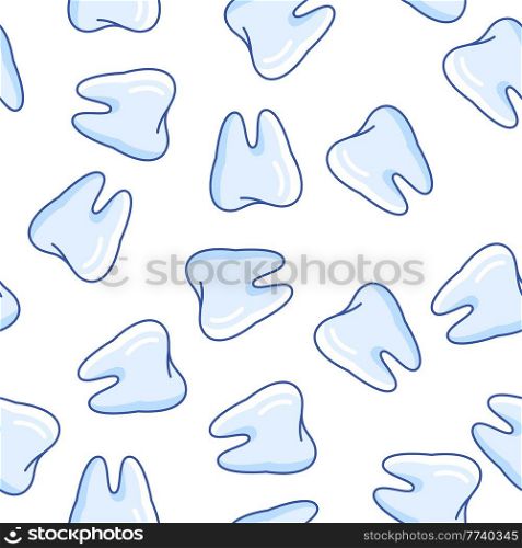 Seamless pattern with teeth. Dentistry and health care background. Stomatology and medical illustration.. Seamless pattern with teeth. Dentistry and health care background. Stomatology medical illustration.