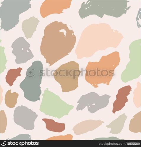 Seamless Pattern with Trendy Muted Coloured Spots. Trendy Home Interior or Textile Design. Premium Vector.. Seamless Pattern with Trendy Muted Coloured Spots. Trendy Home Interior or Textile Design.