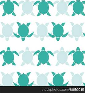 Seamless pattern with turtles. Seamless pattern can be used for wallpaper