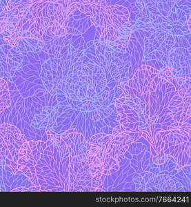 Seamless pattern with violet irises. Beautiful decorative stylized summer flowers.. Seamless pattern with violet irises.