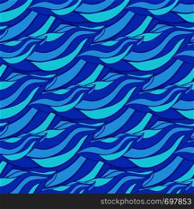 Seamless pattern with wave hand drawn pattern, blue waves vector background. Can be used for wallpaper, pattern fills, web page background,surface textures. Sea wave background. Seamless pattern with wave hand drawn pattern, blue waves vector background. Can be used for wallpaper, pattern fills, web page background,surface textures