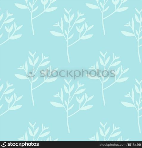 seamless pattern with winter branches and leaves . Decorative foliage ornament. Leaf endless wallpaper. Design for fabric, textile print, wrapping paper, cover. Vector illustration.. seamless pattern with winter branches and leaves . Decorative foliage ornament. Leaf endless wallpaper.