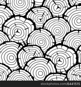 Seamless pattern with wood stumps. Background for forestry and lumber industry. Seamless pattern with wood stumps. Background for forestry and lumber industry.