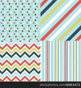 seamless patterns with fabric texture