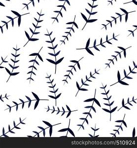 Seamless patterns with leaves modern ornaments. texture of twigs and leaves