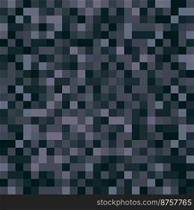 Seamless pixelated dark texture mapping background for various digital applications