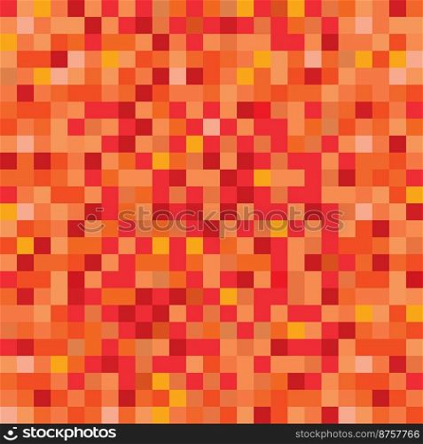 Seamless pixelated lava or fire texture mapping background for various digital applications