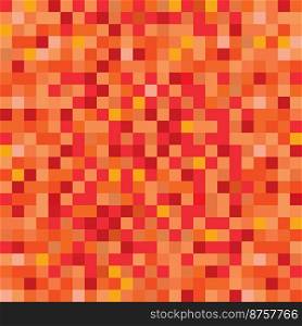 Seamless pixelated lava or fire texture mapping background for various digital applications