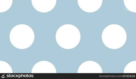 Seamless polka dot pattern. Vector repeating texture. Polka dot with color pastel background. Blue polka dot pattern. Blue polka wrapping texture. Vector illustration