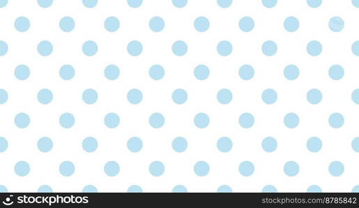 Seamless polka dot pattern. Vector repeating texture. Polka dot with color pastel background. Blue polka dot pattern. Blue polka wrapping texture. Vector illustration